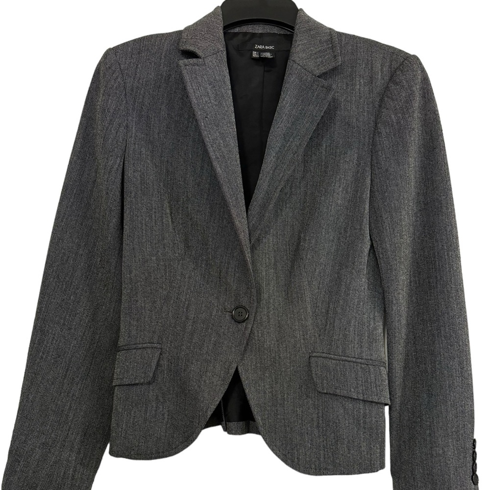 Zara Basic Blazer Sz Sm